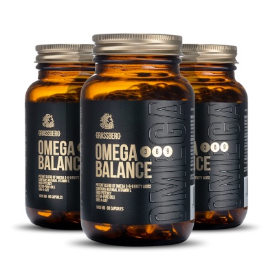  Grassberg Omega 3-6-9 Balance  1000 mg 60 