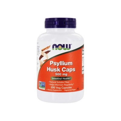   NOW Psyllium Husk caps 500  200 